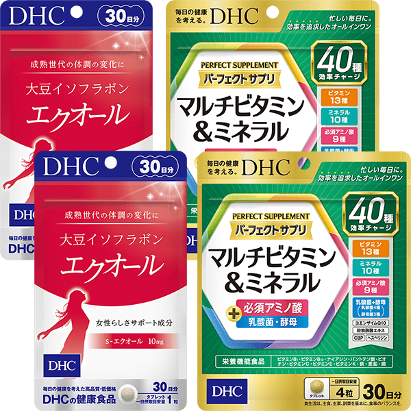 エクオール＆パーフェクトサプリ 各2個福袋