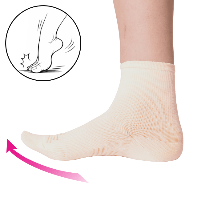 福助&times;DHC・つまずきサポート靴下