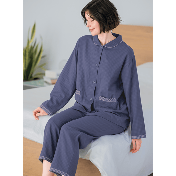 快眠・ダブルガーゼコットンパジャマ