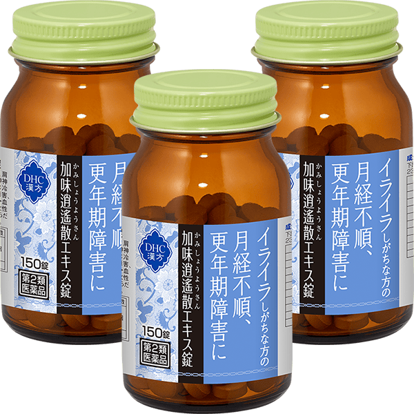 DHC漢方 加味逍遙散エキス錠＜一般用漢方製剤＞ 3個セット［第2類医薬品］