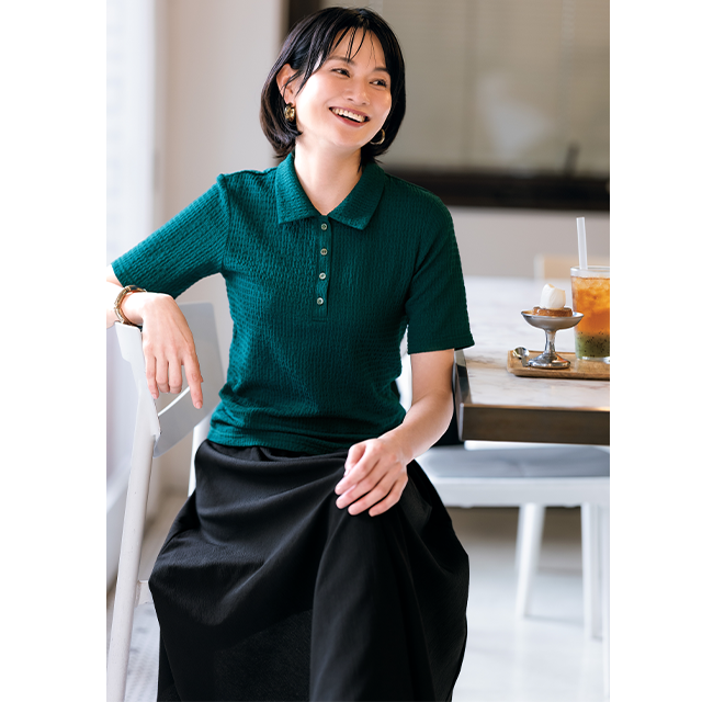 ドライタッチ・大人の美人ポロ