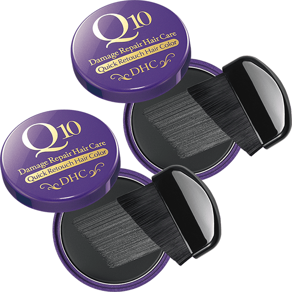 【WEB限定】敬老の日 DHC Q10クイック白髪かくし（毛髪着色料） 2個セット