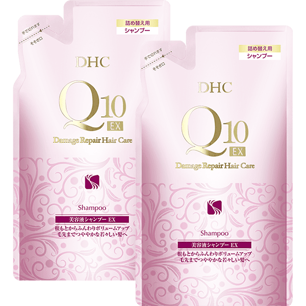 【母の日限定】DHC Q10美容液 シャンプー EX&nbsp;詰め替え用&nbsp;2個セット