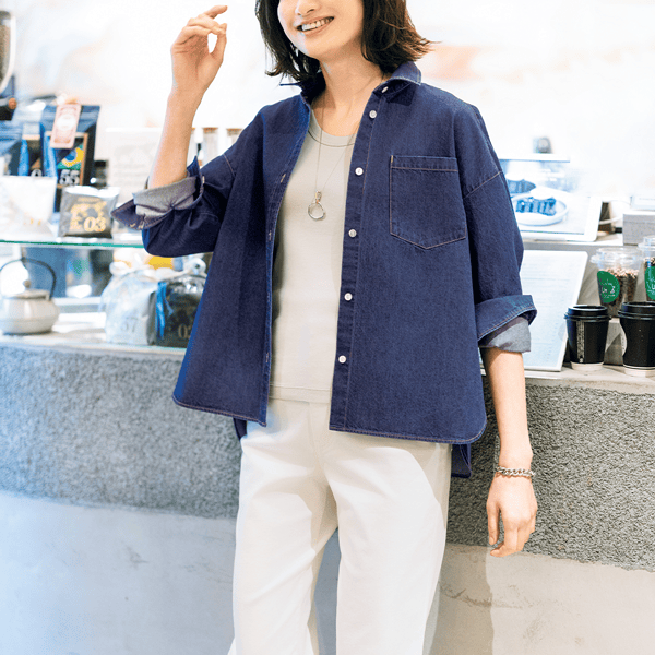 ライトデニムシャツ