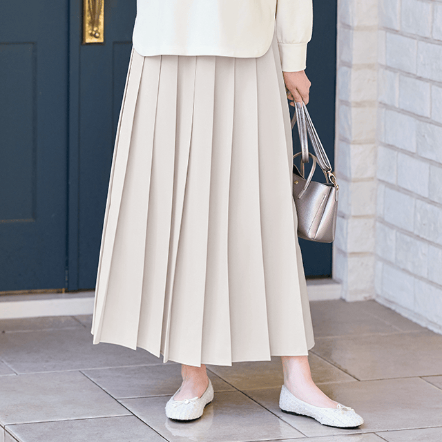 はっ水プリーツスカート