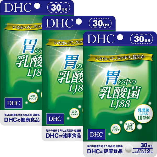 【大感謝祭WEB限定セール】胃の中の乳酸菌 LJ（エルジェイ）88 30日分&nbsp;3個セット