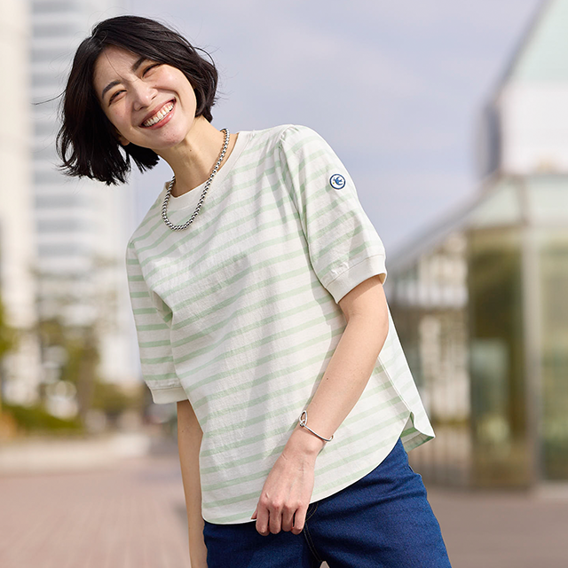 ユースフルしっかり厚めの綿Tシャツ（キト抗菌）