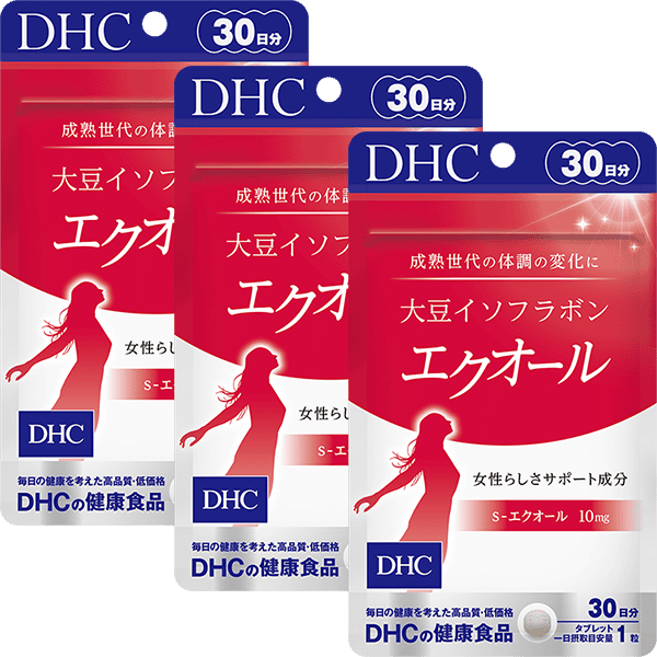 【大感謝祭記念】大豆イソフラボン エクオール 30日分&nbsp;3個セット