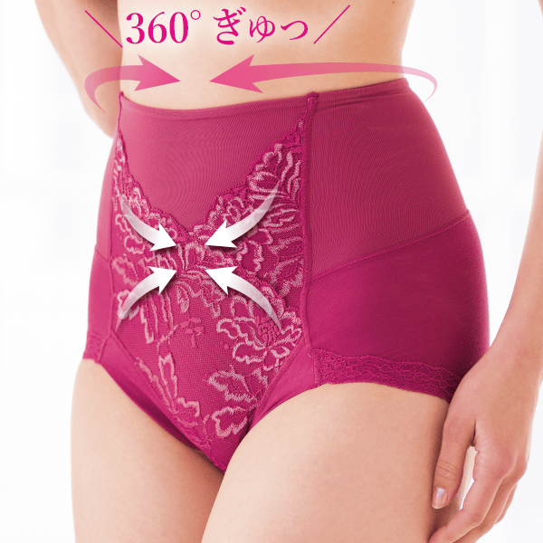 お腹を細く見せるシェイプショーツ