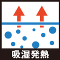 吸湿発熱