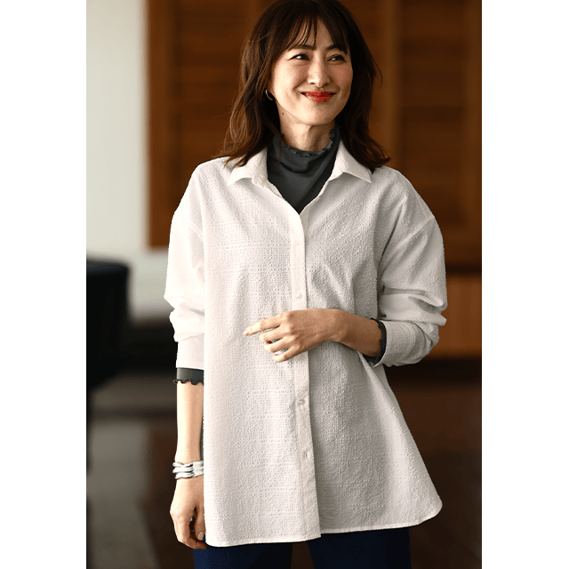 サッカーチェック2WAYシャツ