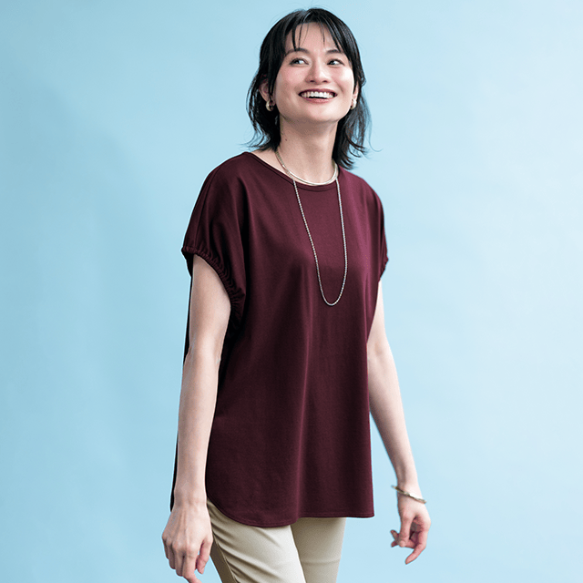 涼美コット・ロングカットソー