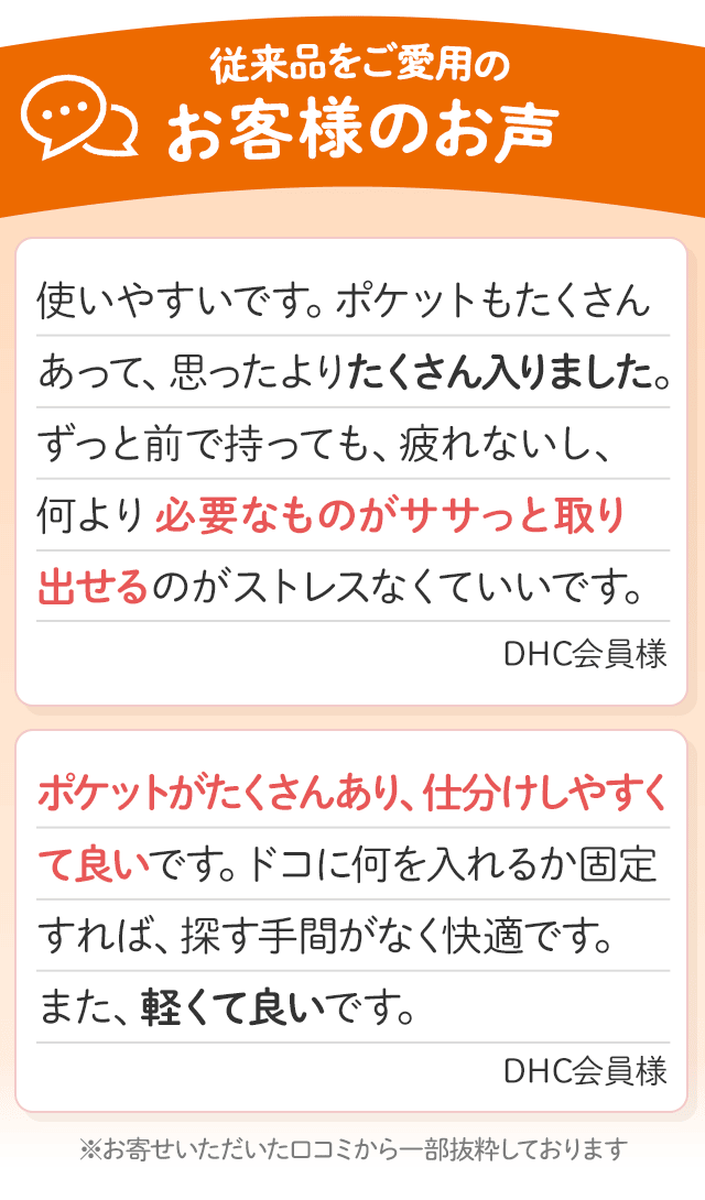 小回りがきく・安心ボディバッグ