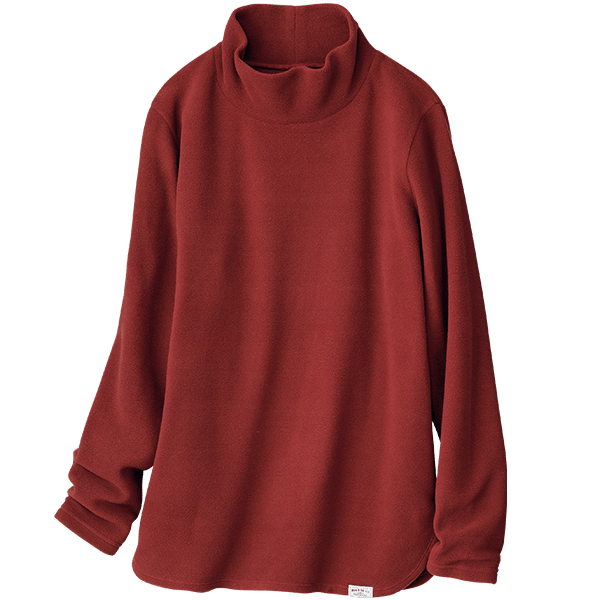 イタリアンフリース・タートルネック